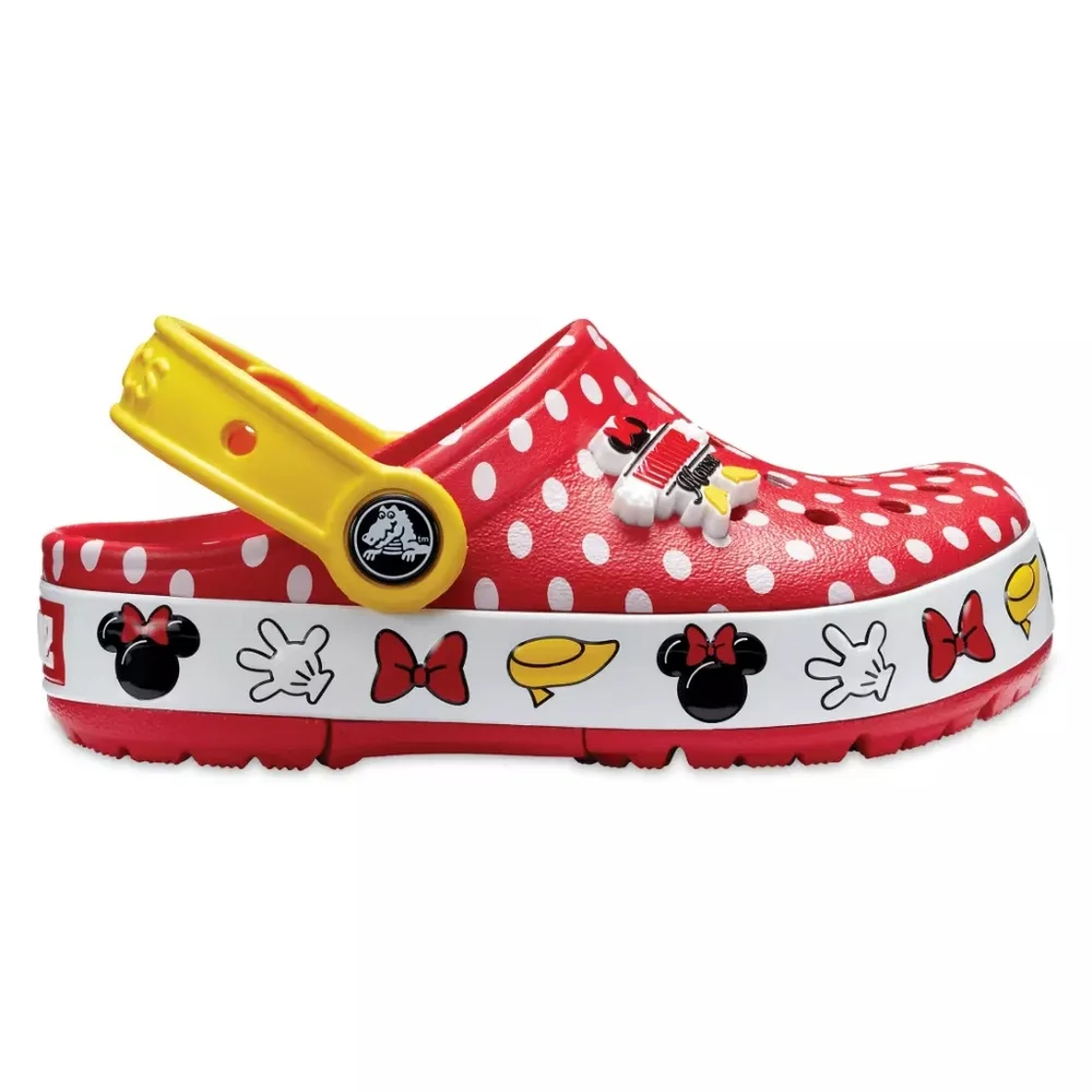 Disney Minnie Mouse Polka Dot Crocs Shoes